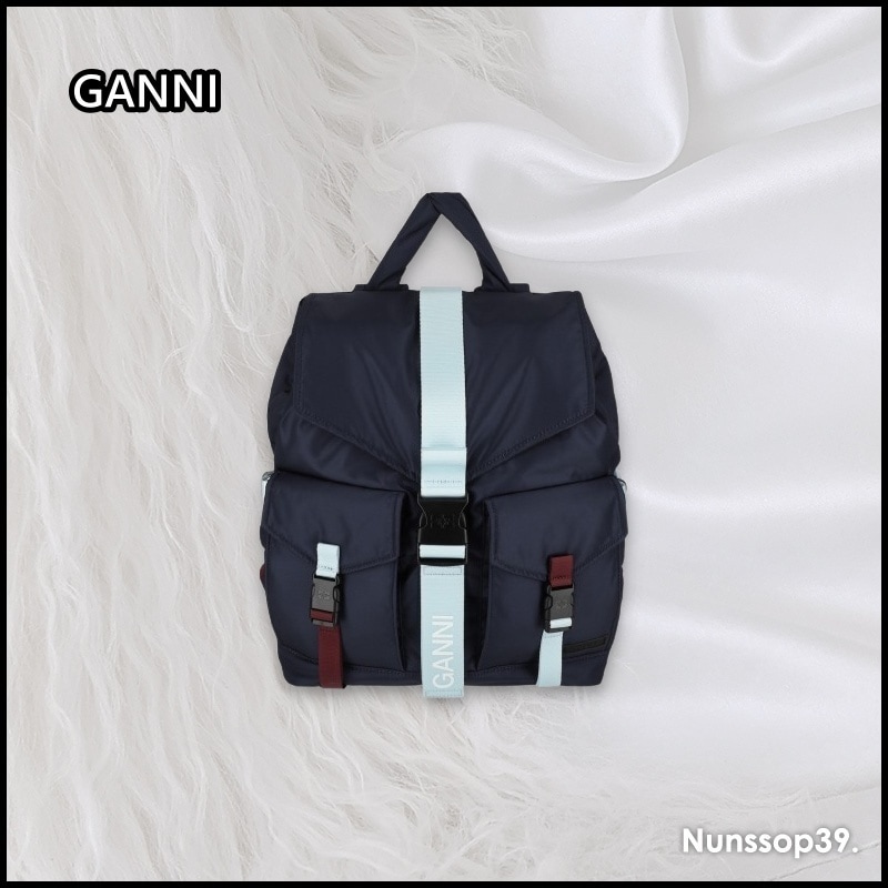 GANNI リサイクル テック バックパック