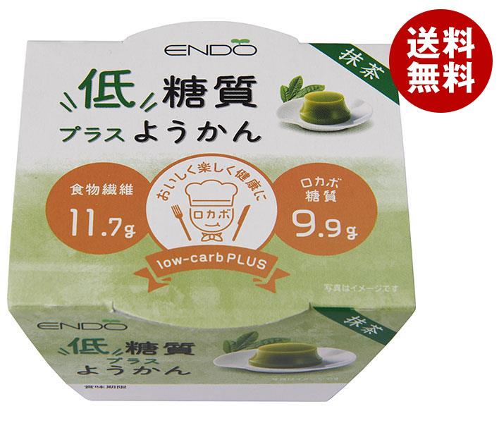 遠藤製餡 低糖質プラスようかん 抹茶 90g×24(6×4)個入×(2ケース)