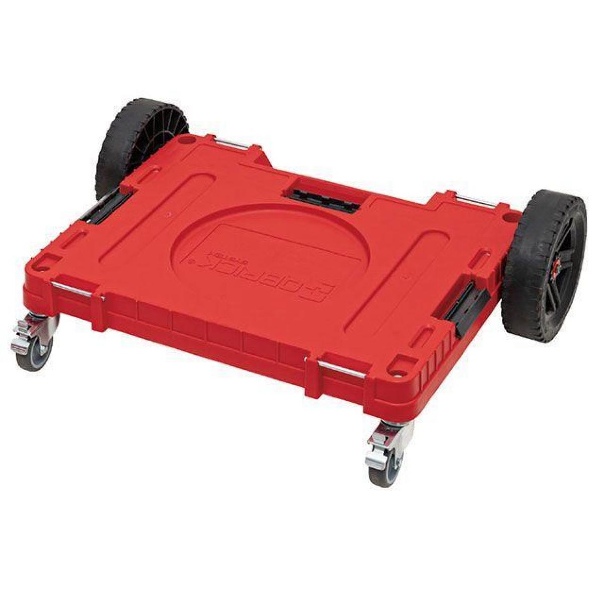 キューブリック QBRICK 超耐久 ストッパー付キャスター 赤 SKRQTPONE2ACZEPG003 QS1 作業 作業具 RED