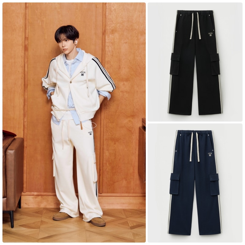 【SATUR】 [RIIZEs Pick] 25FW LAWTON CARGO TRACK PANTS : 3COLORS