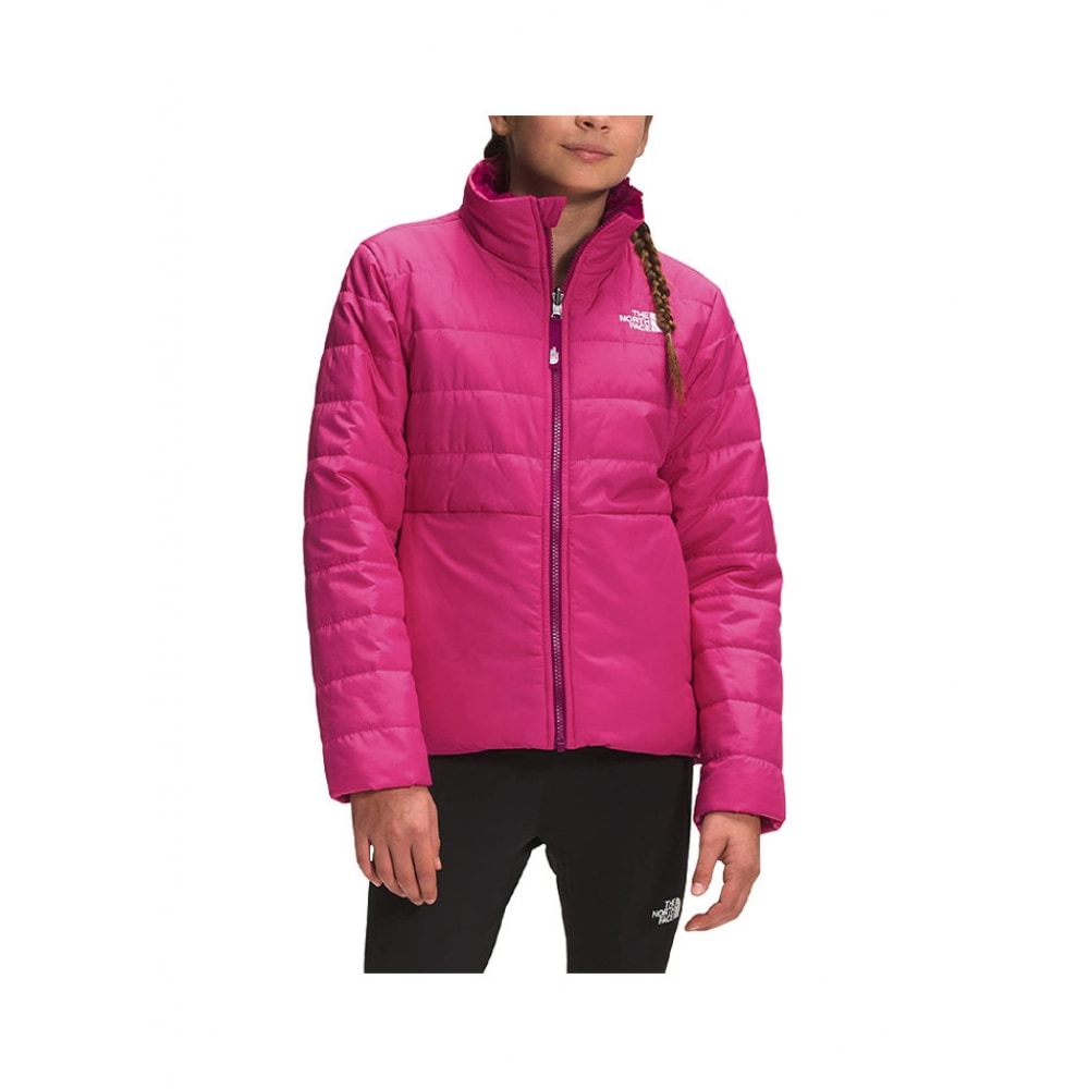 North Face 女の子用両面ジップアップジャケット