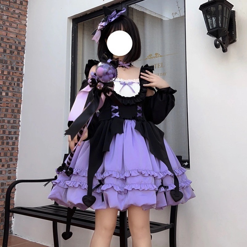 コスプレ ロリータ洋装ハロウィンjskキャミソールワンピース秋 6,707円