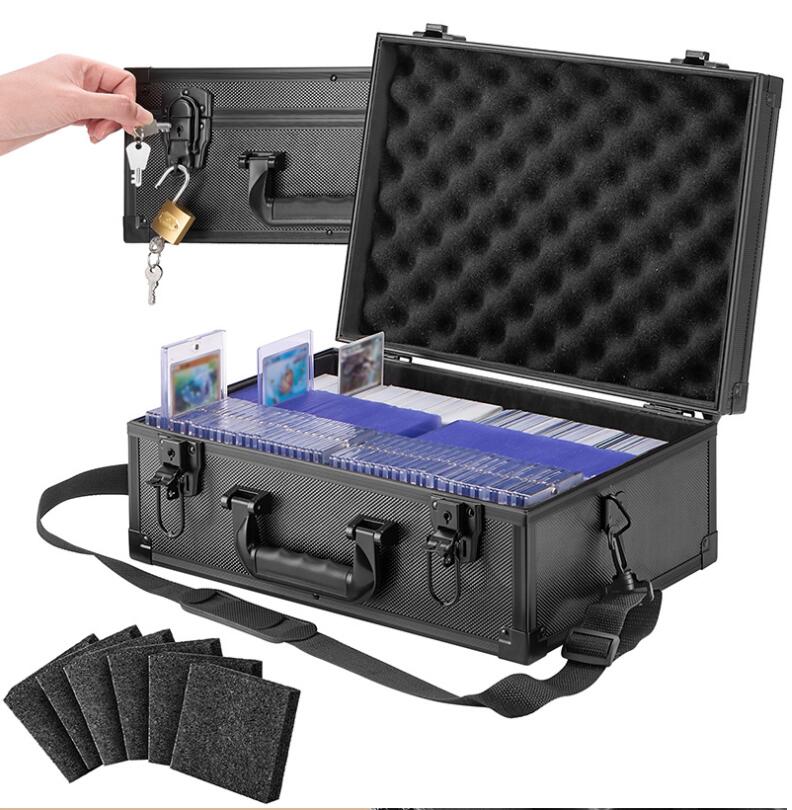 大好評 収納可能 トレカ ケース 収納 マグネットローダー PSA BSG 対応 アタッシュケース 遊戯王 ボックストレカ ケース 大容量 収納 トレカケースカードケース 収納ケース 保管 PSAケー