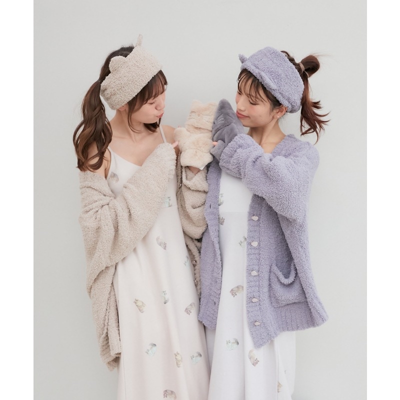 3点セットフワフワネコルームウェア