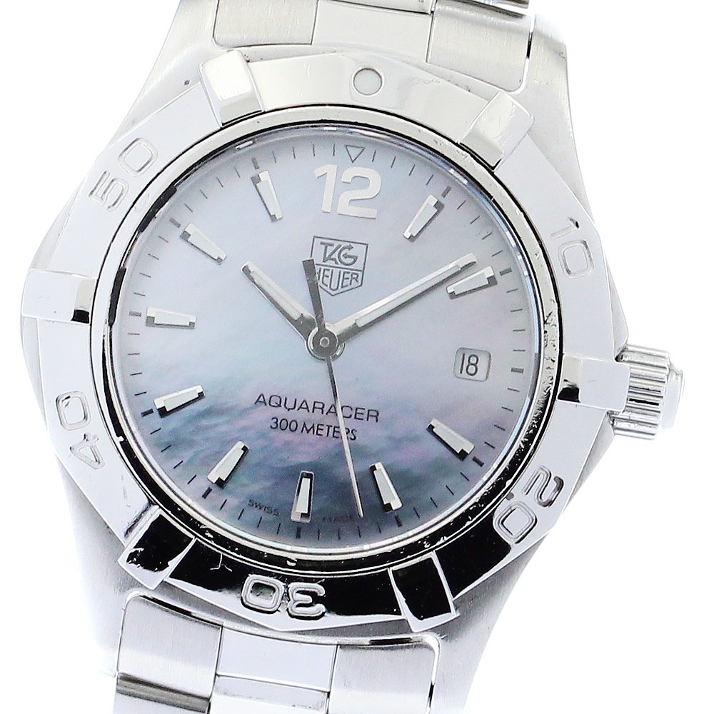 タグホイヤー TAG HEUER WAF1417 アクアレーサー デイト クォーツ レディース _882532【中古】