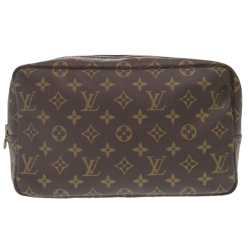 美品 トゥルース トワレット モノグラム M47522 ポーチ モノグラムキャンバス/モノグラム ブラウン LV 0587【中古】 レディース