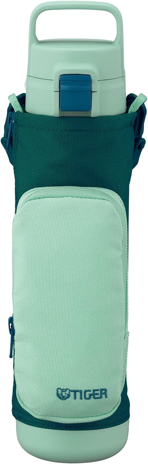 MTA-A080GM　真空断熱ボトル 直飲み ワンプッシュボトル ステンレスボトル ステンレスマグボトル　保温保冷対応 水筒　0.8L(800ml)　ミントグリーン MTA-A080(GM)