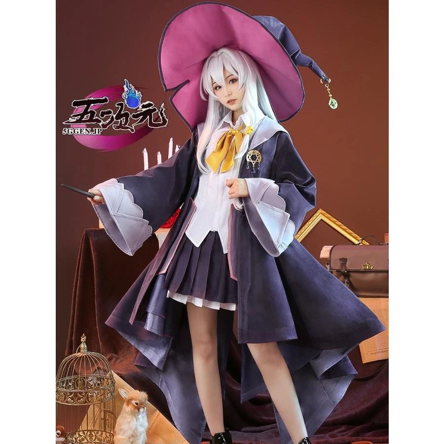 即納あり 三分妄想 　魔女旅々　コスプレ　イレイナ　衣装　ins大人気 ウィッグ　靴　髙!品!質