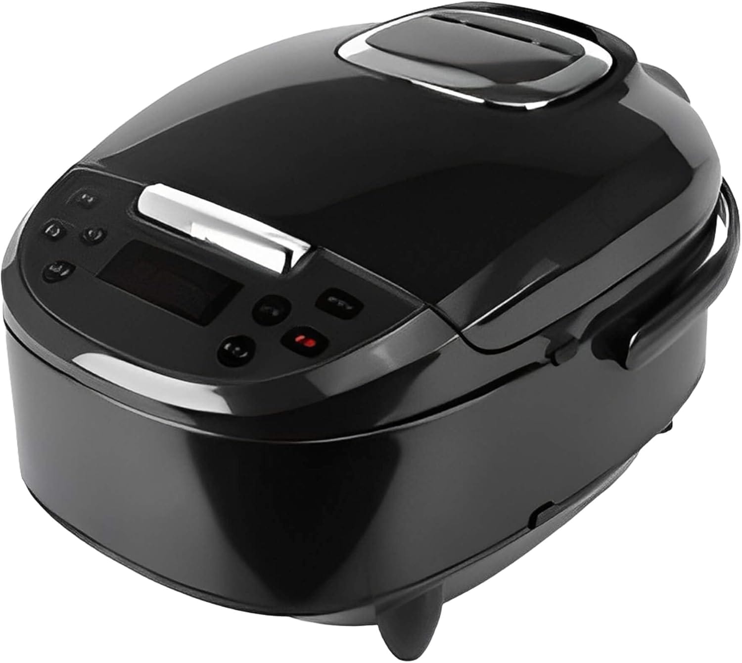 多機能炊飯器 5合炊き 炊飯ジャー 厚釜 マイコン式 ブラック 5種類メニュー(白米/早炊き/無洗米/玄米/おかゆ) 蒸し料理 予約機能 12時間保温 着脱式 丸洗い可能 一人暮らし