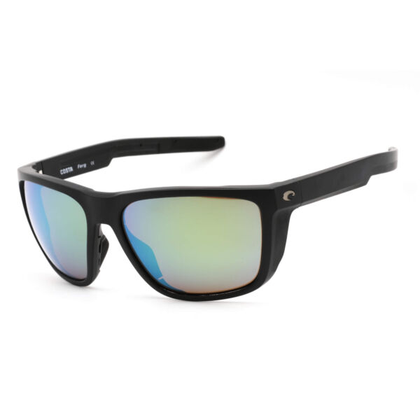 サングラス Costa Del Mar Unisex Sunglasses Matte Black Bio Resin Frame Ferg FRG11 OGMGLP
