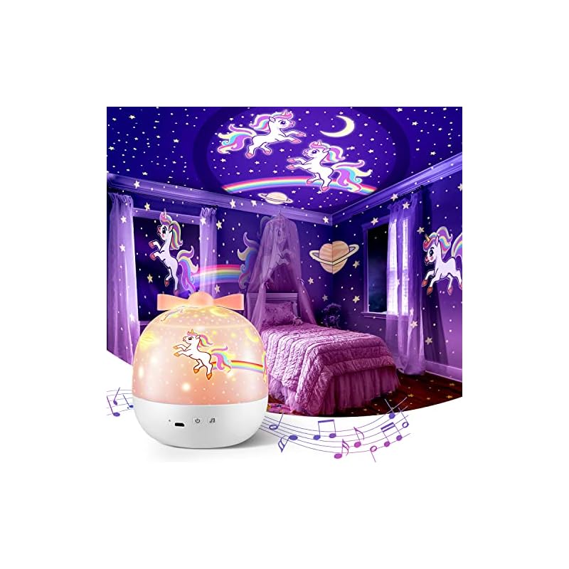 kufire オルゴール 睡眠 10曲睡眠導入音楽付きのプラネタリウム 家庭用 子供ホワイトノイズ付きの赤ちゃん オルゴール 赤ちゃん寝かしつけ ナイトライト 間接照明 おしゃれ面白いプレゼン