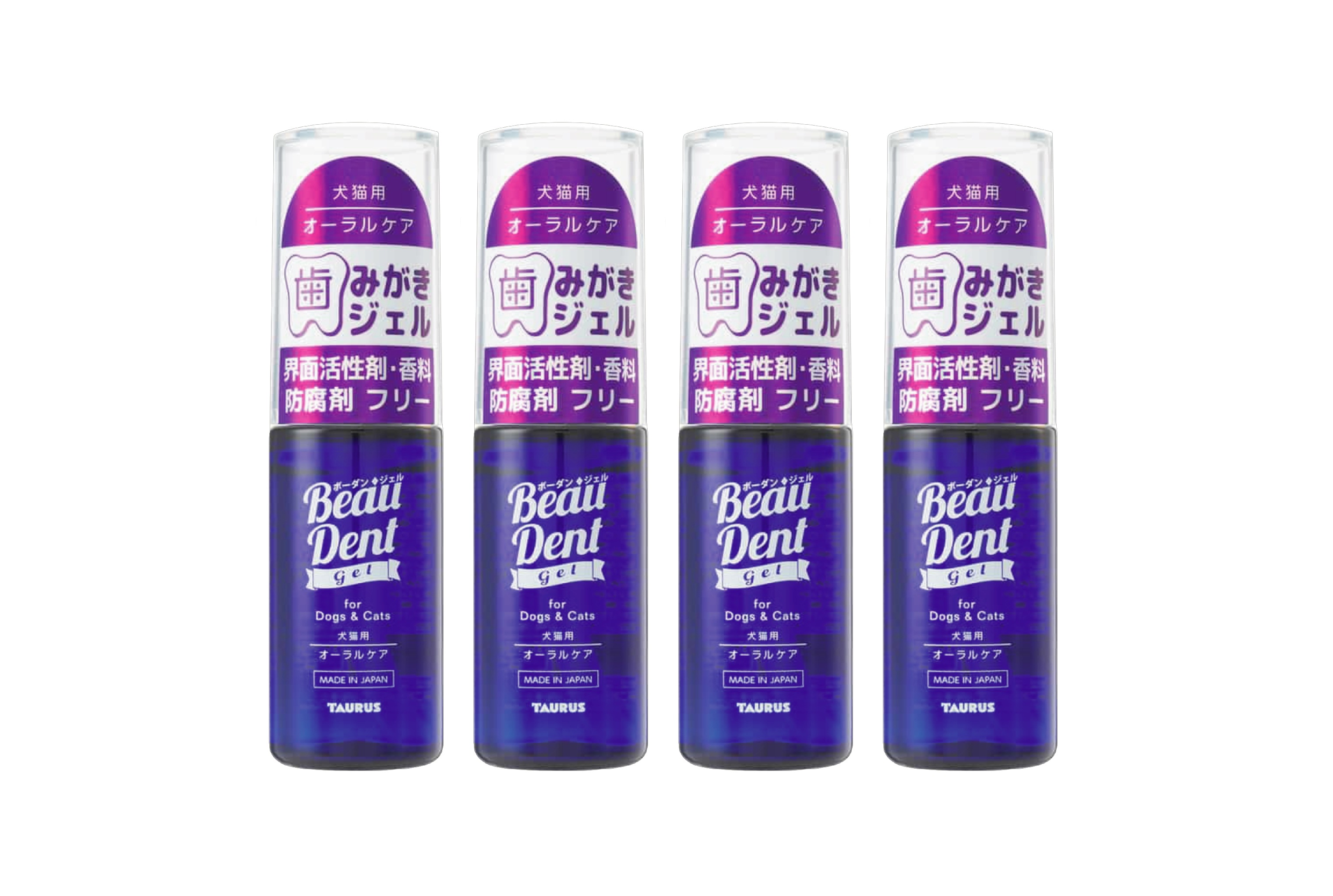 トーラス ボーダン ジェル 30ml【 歯磨きジェル　犬猫用　デンタルケア　お手入れ　ケア用品 】4本セット