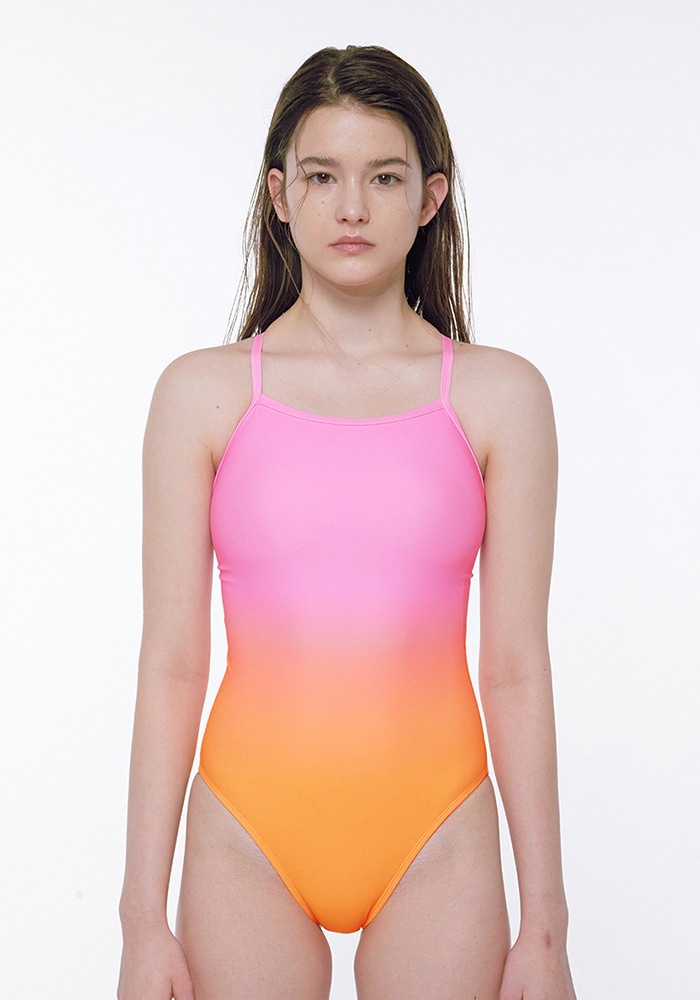 【GLOW】 レディース 競泳水着 レディース フィットネス水着 韓国ファッション スイムウェア タイト スタイリッシュ 5,775円