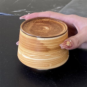 スタイル 一つのトレイに三つのコーヒーカップ 澳白コーヒーカップ 木トレイセット 陶磁器のカップ 冷たいコーヒーのカップ カフェラテのカップ Dirty