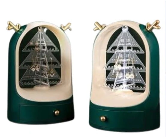 メガ割 収納ボックス多層透明回転卓上収納ケース防塵アクセサリー収納棚化粧品アクセサリー卓上収納棚福袋 5,205円