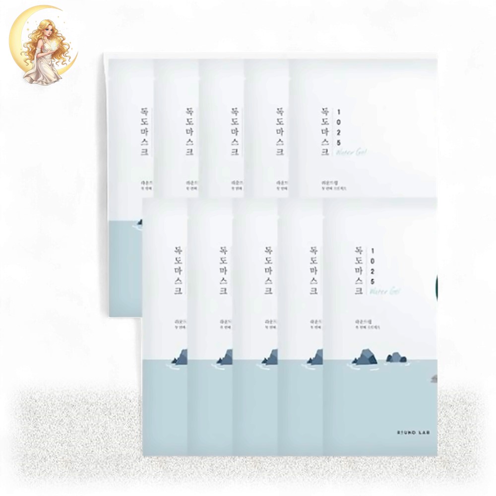 1025独島 水分ウォーターゲルマスク 30ml×10枚 [高密着+クーリング+鎮静保湿]