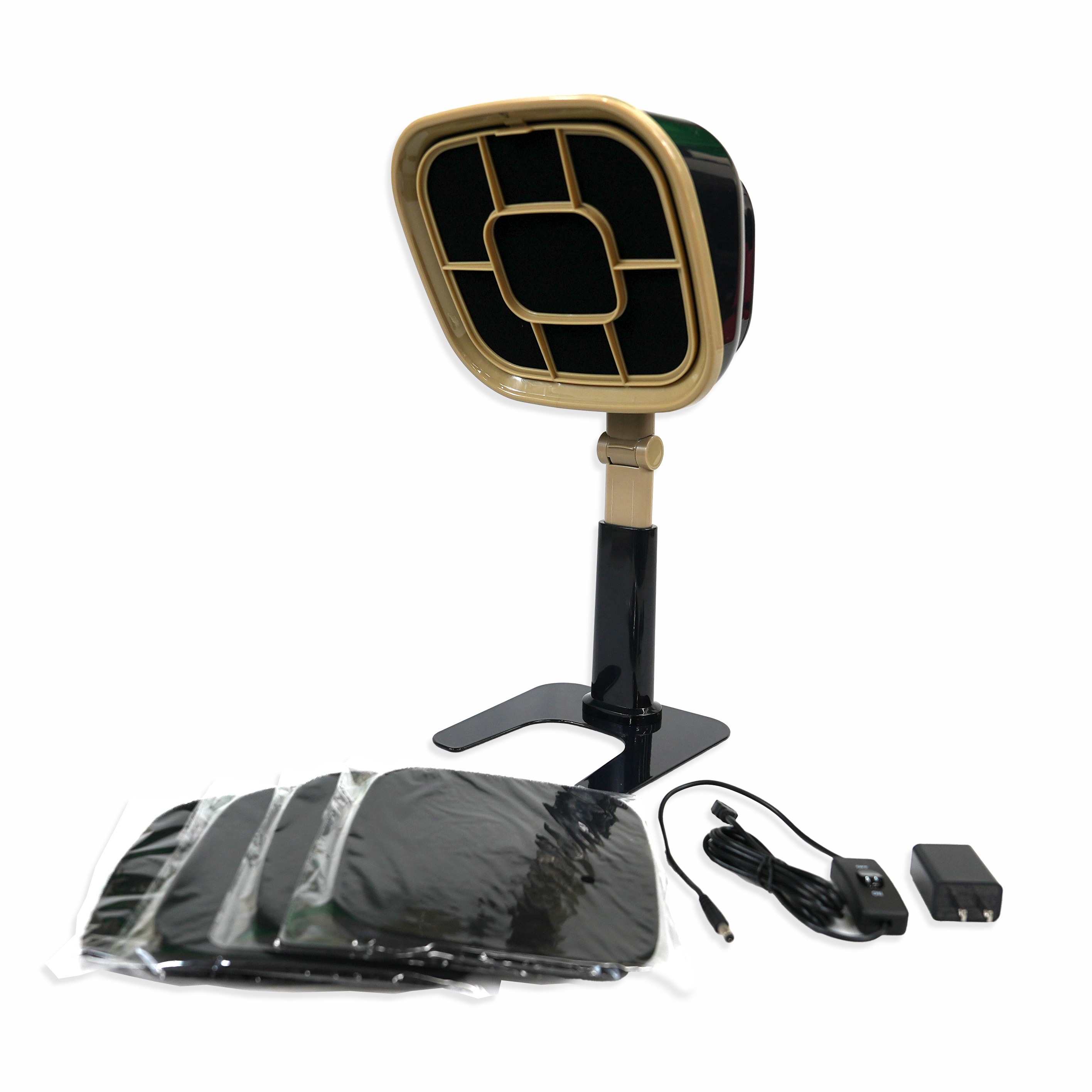 卓上換気扇 卓上レンジフード 小型 吸煙機 フィルター 5枚 ACアダプター 付き 高さ6段階 角度調整可能 焼肉 持ち運び換気扇 キッチン 換気扇 卓上 レンジフード ブラック ポータブル換気扇 5,681円