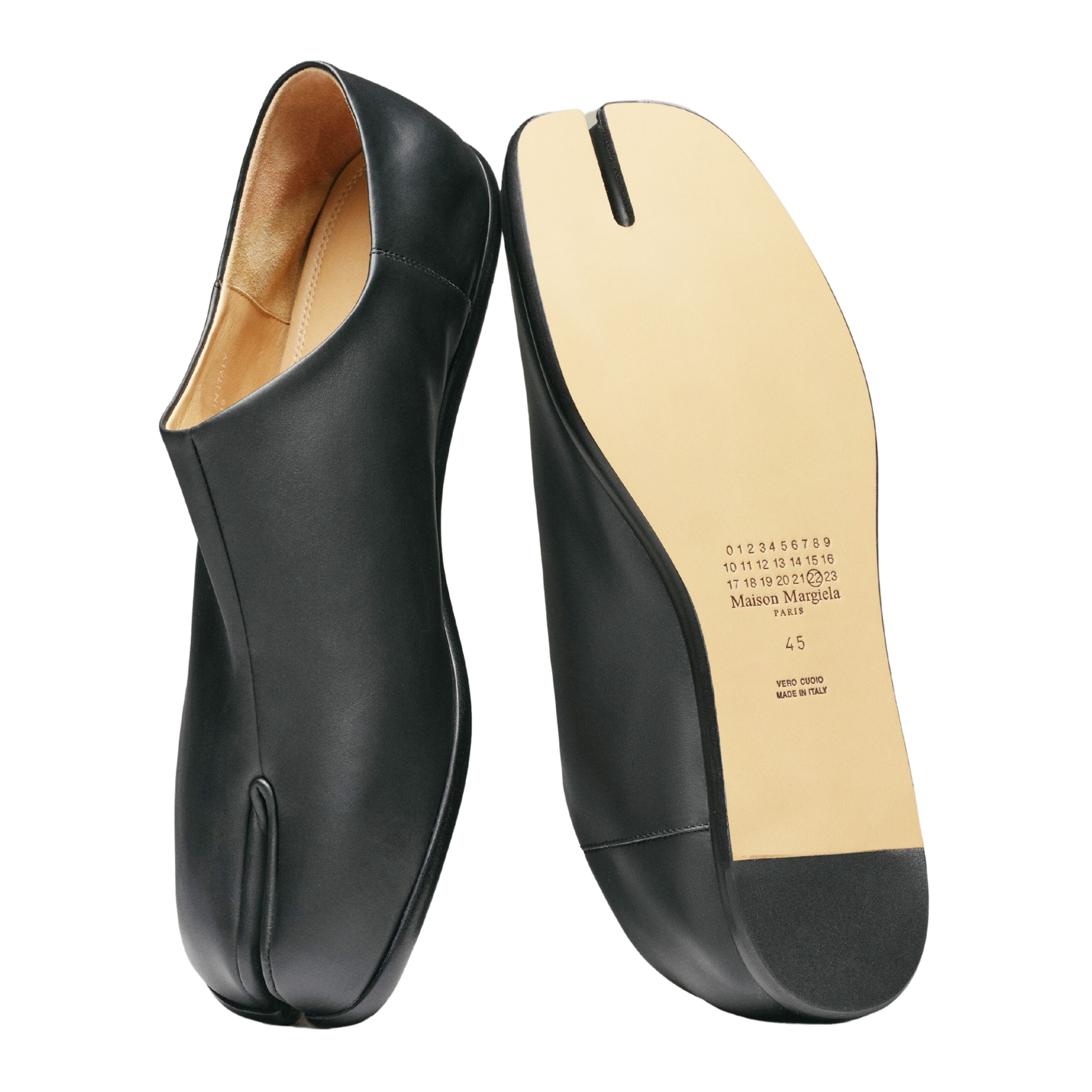 正規品 レディース レザースリッパ「タビ」24.0cmのみ バブーシュ S58WR0033P3753T8013 韓国ファッション レザー フラットシューズ スプリットトゥ 99,864円