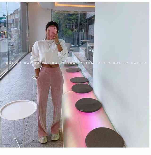 ２点で13o円OFF！【即納】パンツ レディース 大きいサイズ きれいめ ワイドパンツ レディース 春夏秋冬 ハイウエスト 裾 スリット シンプル オフィス ゴム紐 ガウチョ ボトムス 大人可愛い 可 9,319円