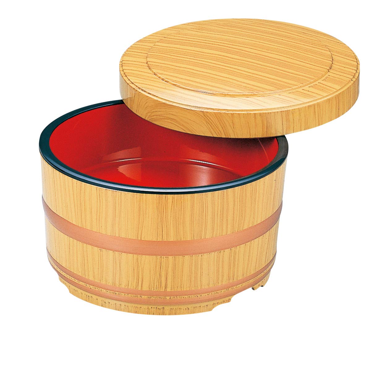 福井クラフト(Fukui Craft) うどん用具 ベージュ Φ34.1x22.3cm うどん 尺1 ジャンボ 釜あげ 白木内朱 5-719-14