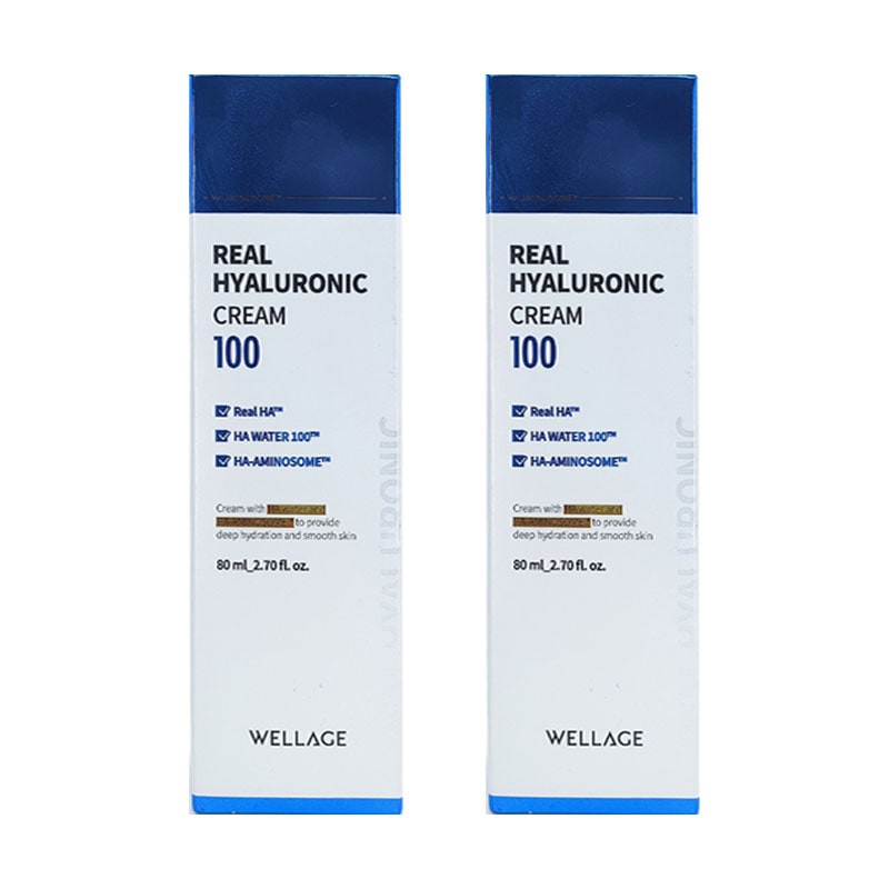 [大容量 1+1] WELLAGE リアルヒアルロニック100クリーム