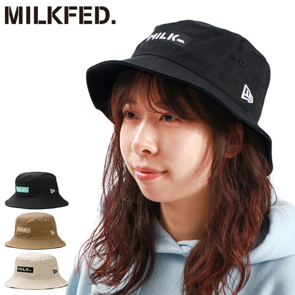 ハット レディース 帽子 バケットハット バケハ バケット ニューエラ コラボ 刺繍 シンプル NEW ERA BAR HAT 103232051003