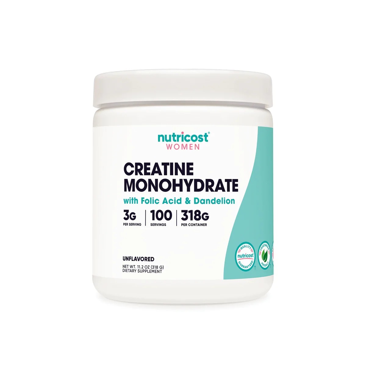 [USA] Nutricost ニュートリコスト Creatine Monohydrate for Women 無味（100サービング）