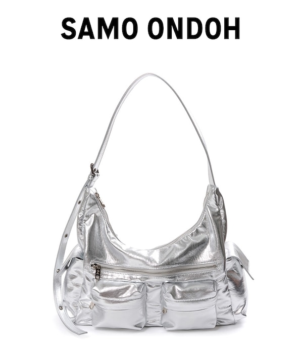 【SAMO ONDOH】pocket mug bag L★chrome★韓国人気 サクラ チェウォン着用 [SAMO ONDOH] POCKET MUG BAG L (SAMO