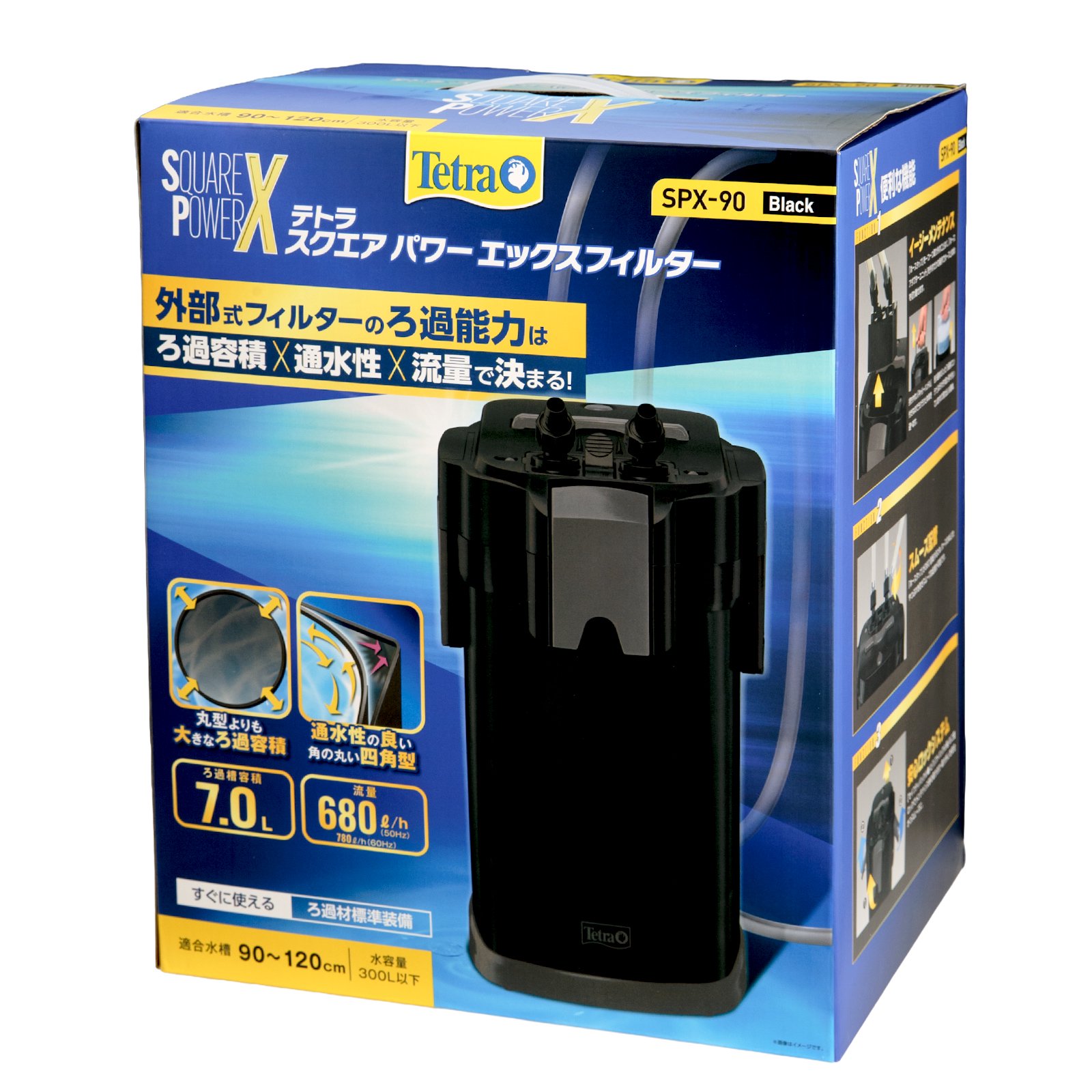 テトラ　スクエアパワーエックスフィルター　ＳＰＸ－９０　ＣＲＣ10―03―01―03―50
