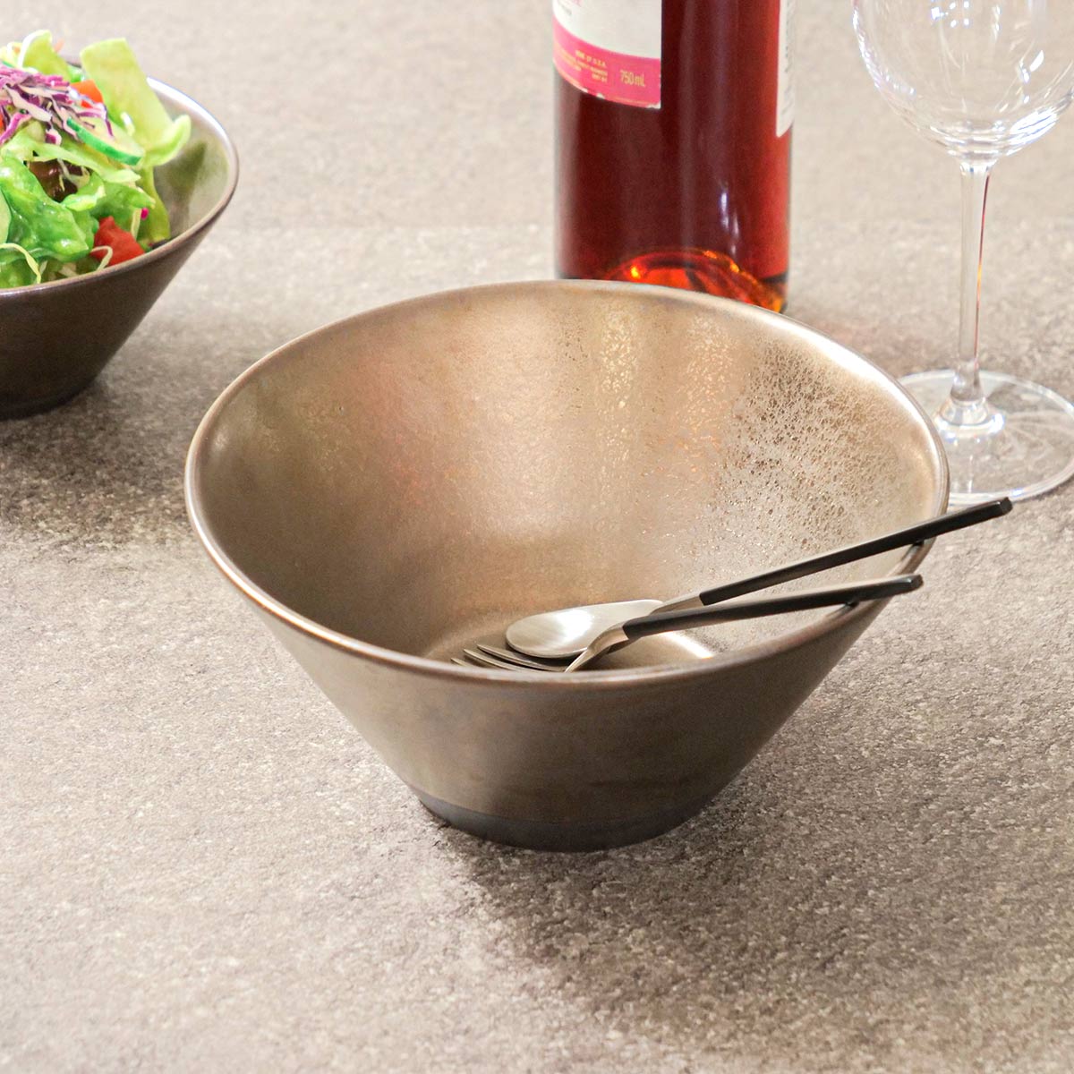 ボウル 21cm M.STYLE 武蔵 磁器 美濃焼 食器 和食器 日本製 皿 食洗機対応