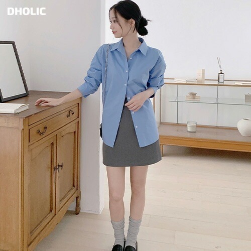 [メガ割りSALE]ダーツラインミニ台形スカート