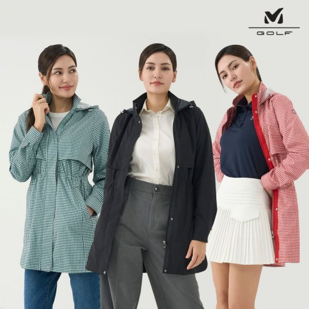 [ミーレゴルフ] ウィメンズヒドゥンフードウインドブレーカー 3 カラーチョイス 1
