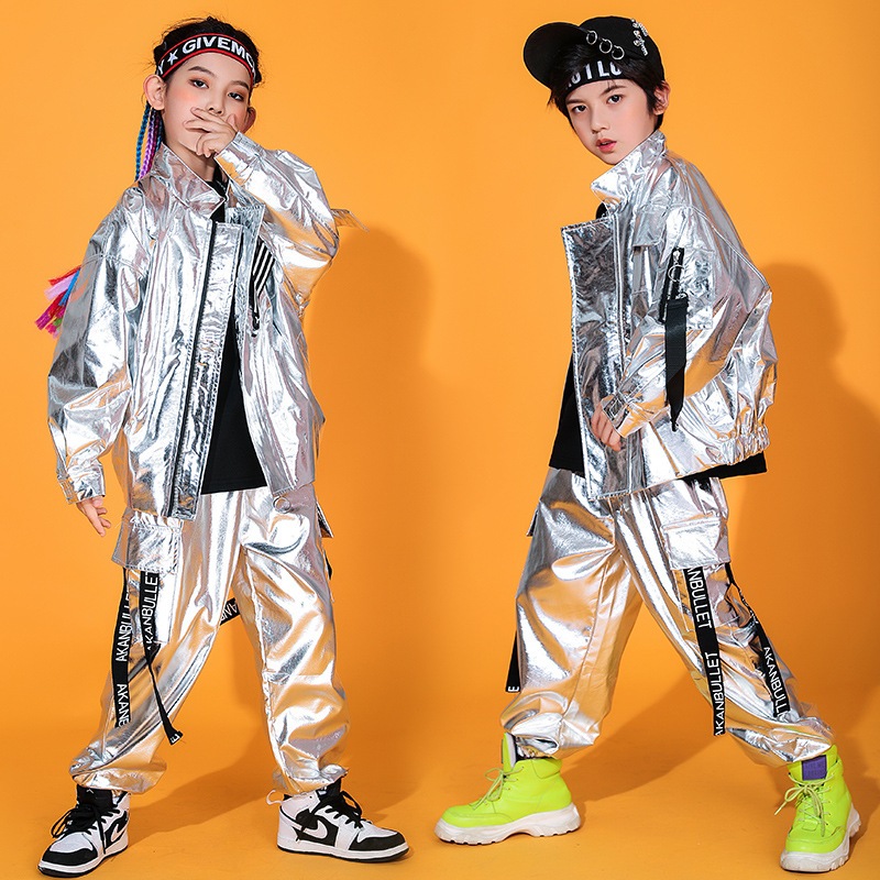 子供向けストリートダンススーツ男の子と女の子のヒップホップパーソナリティショーハンサムコートドラムドラムショーコスチューム秋のトレンディブランド 5,479円