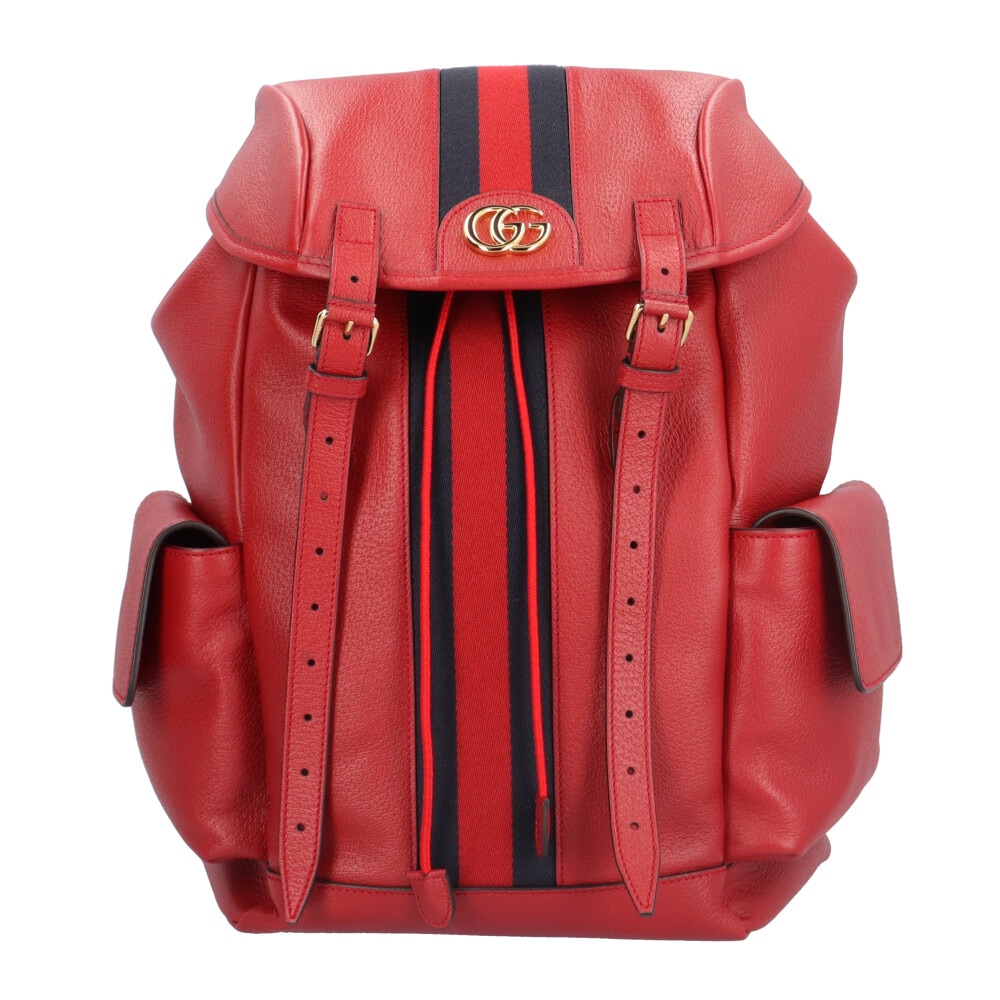 グッチ ウェブストライプ ミディアム オフィディア リュック・デイパック レザー 598140 GUCCI 中古
