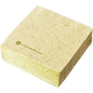 (まとめ) きんだい 茶殻ナプキン 4折 CP4A1P 1パック(100枚) (×30セット)