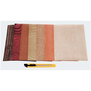 (まとめ)アーテック ウッドシート 7色セット(カッター付) (×30セット)