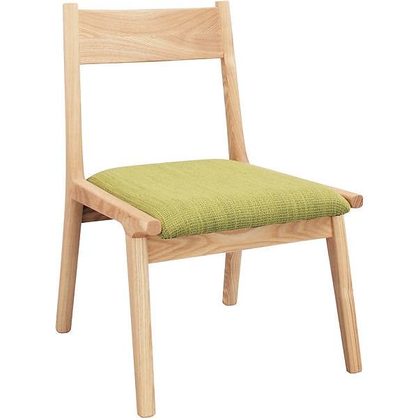 ダイニングチェア（モタ） 木製（天然木） HOC-331GR グリーン（緑）