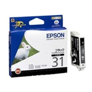 (業務用4セット) EPSON エプソン インクカートリッジ 純正 (ICBK31) ブラック(黒)