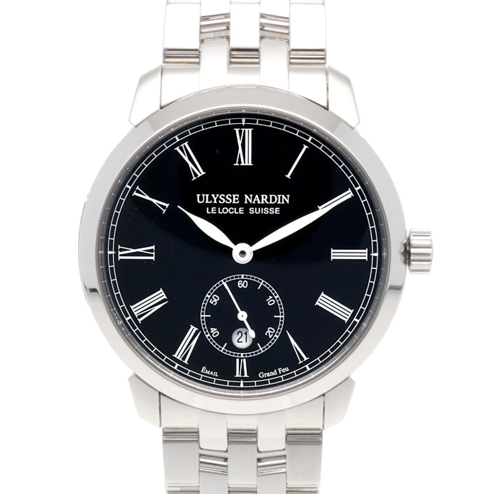 ユリス・ナルダン クラシコ 腕時計 ステンレススチール 3203-136/E2 自動巻き 1年保証 Ulysse Nardin 中古 445,500円