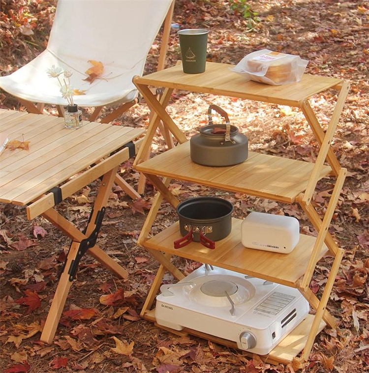 激安セール 棚 アウトドア キャンプ ポータブル ピクニック 多機能 自動運転ツアー