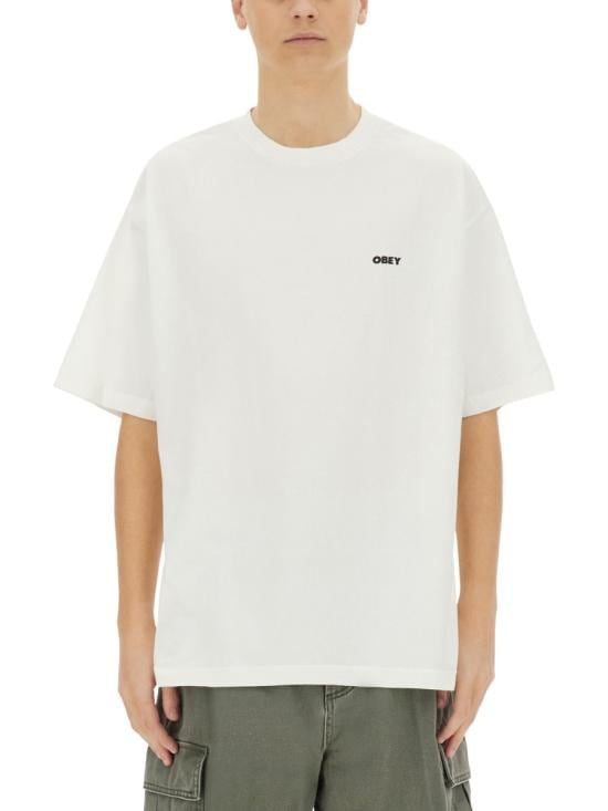 OBEY Men T-Shirts 167924099 PIGMENTVINTAGEWHITE
