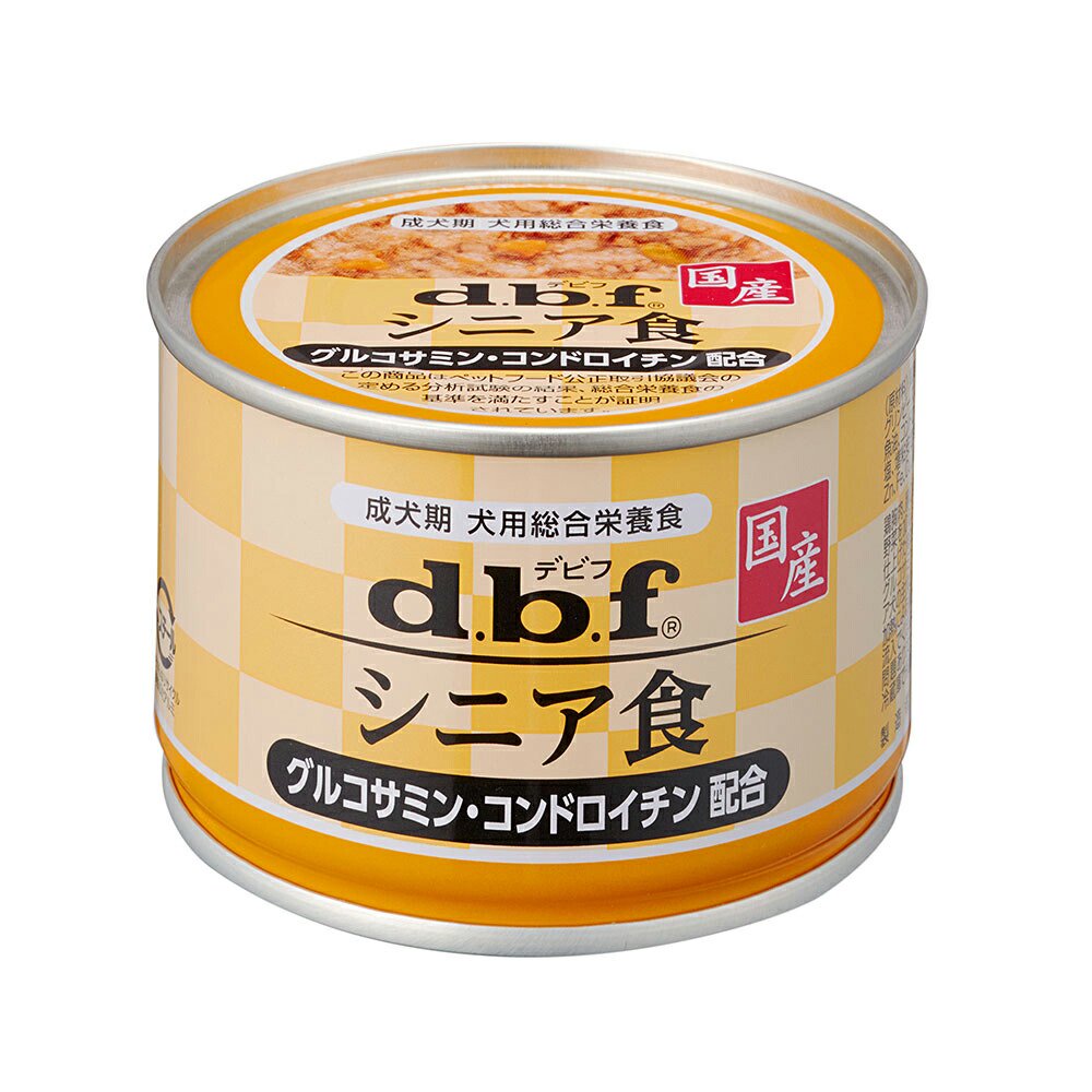 デビフ　シニア食　グルコサミン・コンドロイチン配合　１５０ｇX２４缶　缶詰　犬　ウェットフード　ドッグフード　ＣＲＣ45―08―25―10―00