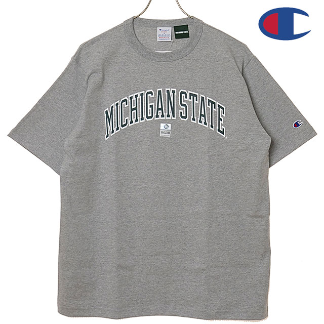 メール便 MADE IN USA Tシャツ メンズ T1011 [C5-D304] トップス 半袖 ヘビーウェイトコットン カレッジTee MICHIGAN SILVER-GRAY 正規取扱店