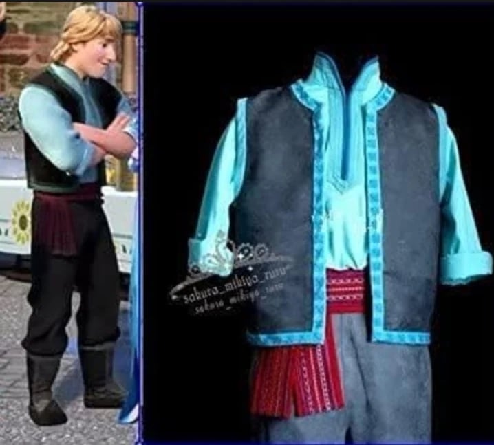 ディズニーアナと雪の女王 クリストフ私服 コスプレ衣装