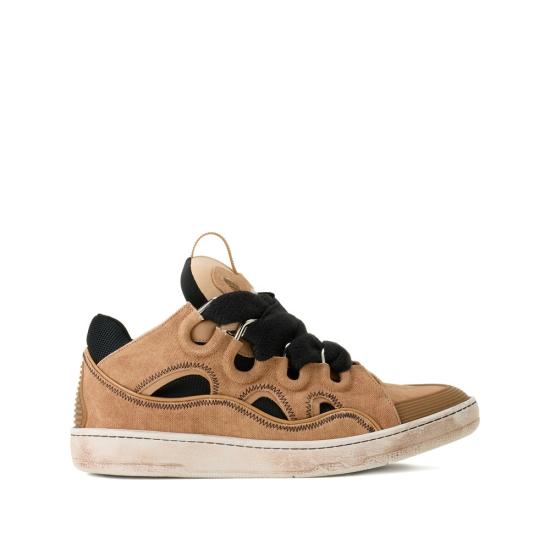 LANVIN Men Sneakers FU SKDK12 CANV P26 66S3 BROWN