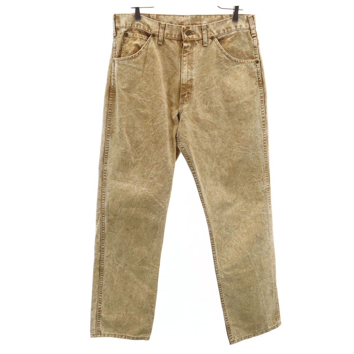 80s ヴィンテージ ワークパンツ W36 ベージュ 100周年 メンズ 古着