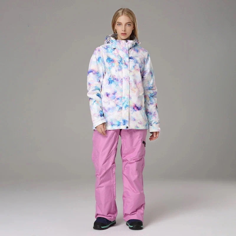 【急速出荷!】スノーボードウェア つなぎ レディース 上下セット ジャケット ズボン スノボウェア オールインワン スノーウェア スキーウェア スノボーウェア スキー 韓国風 防風防水防雪 防寒 耐摩 12,739円