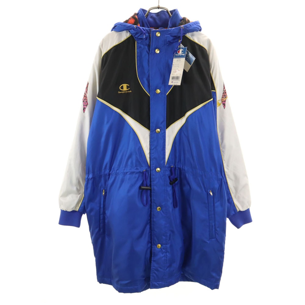 90s 未使用 日本製 オールド デッドストック 中綿コート フリー ブルー メンズ