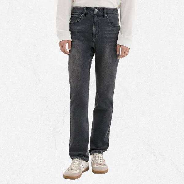 ジン メンズ グレー リラックス テーパード デニム(MP3D9145) 2502347