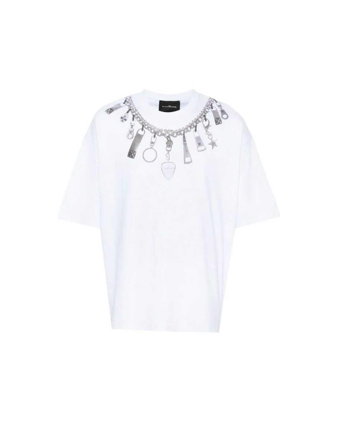 RMA24131TS-AW0 ホワイト 秋冬2024 Tシャツ メンズ ia